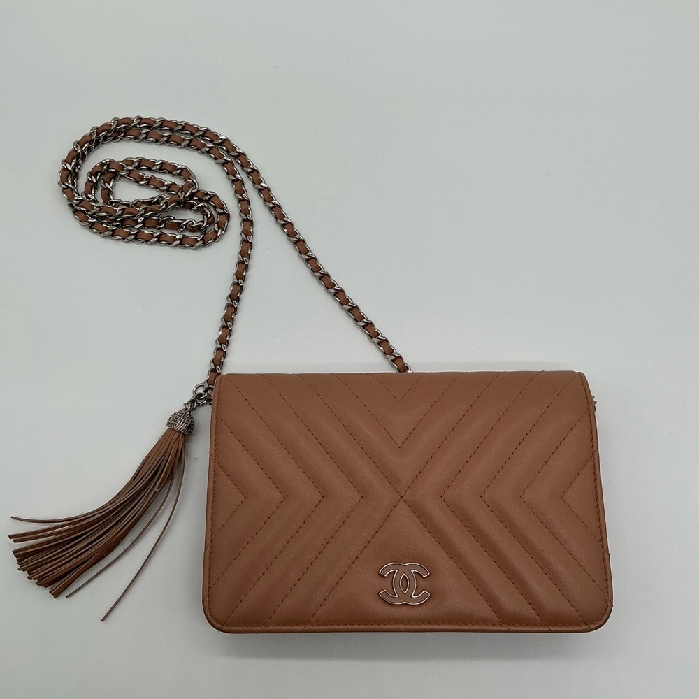 Chanel Rose Wallet on Chain - Picture 7 of 8